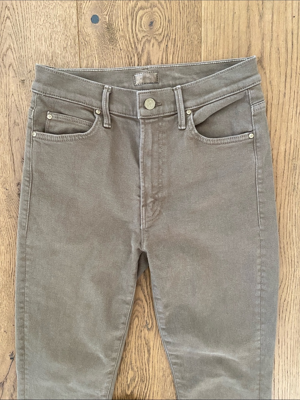 MOTHER High Waisted Rascal Ankle Step Fray - Picture 8 of 11